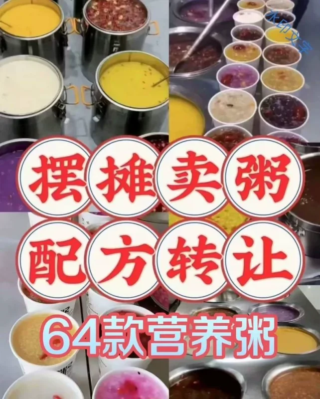 雪姐64款营养粥全套粥课程（配方技术转让）-练摊儿网
