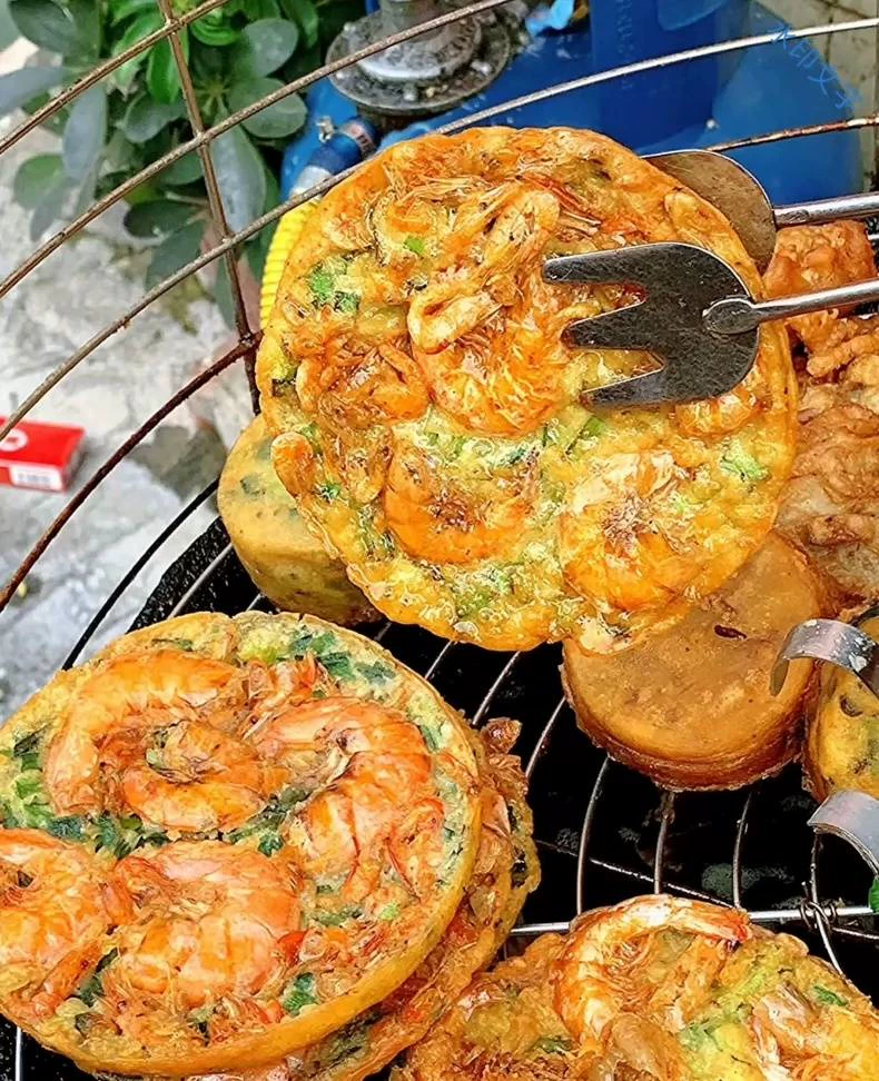 特色小吃《虾饼》外酥里软,成本低利润高哦合适摆摊或者在家做着(小吃商用配方)制作步骤图解