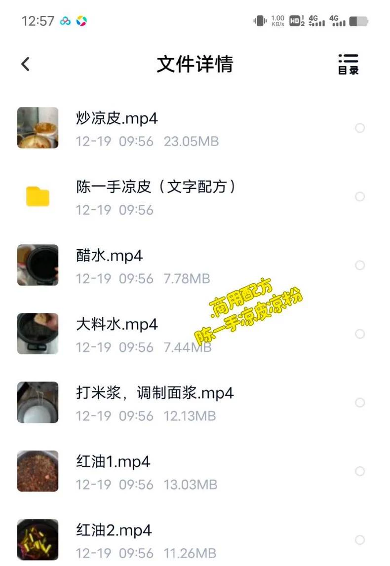 陕西特色小吃［陈一手凉皮凉粉］技术配方制作视频（完整版含视频）