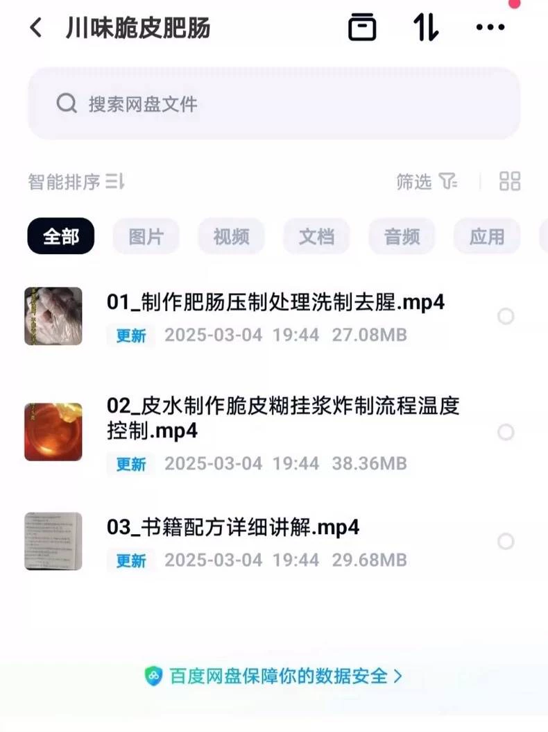 脆皮肥肠·全套技术配方原价5000无保留成品展示图