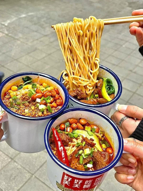 正宗特色小吃［茶缸牛肉面］技术配方制作视频（附详细步骤）-练摊儿网