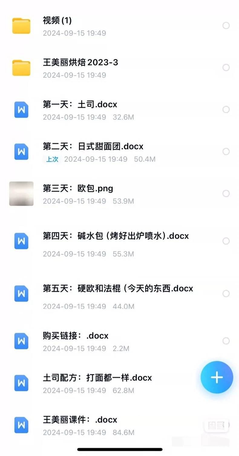 王美丽全套面包产成品效果图