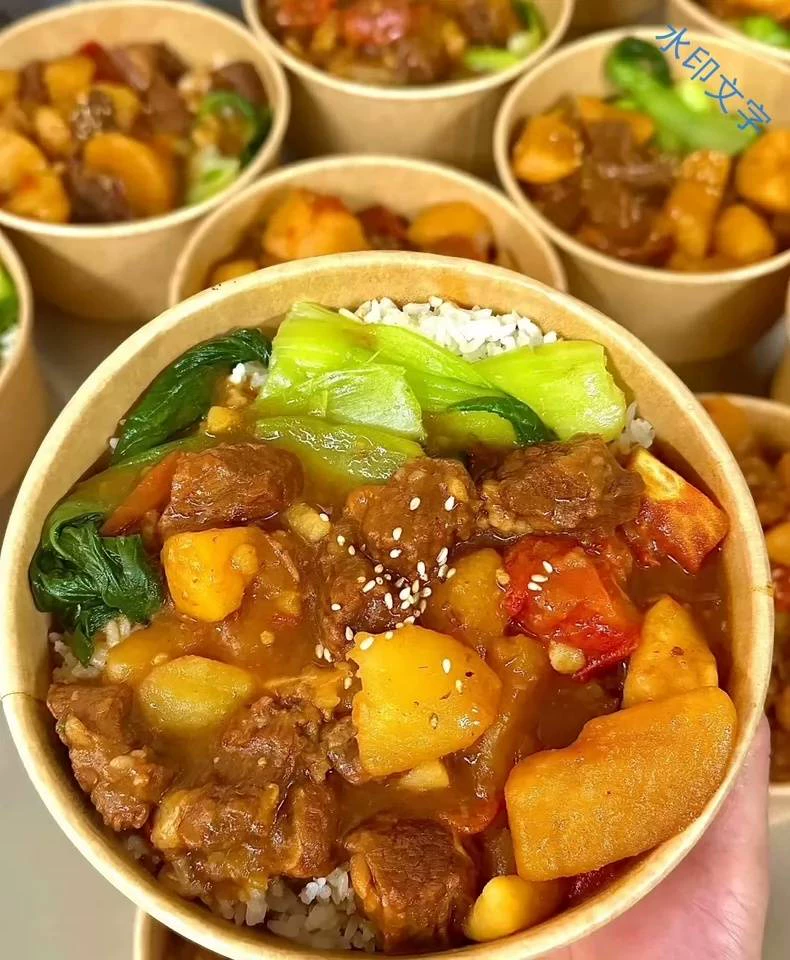 潮汕特色［土豆牛腩饭］技术配方制作视频《 资料图（第2/7）