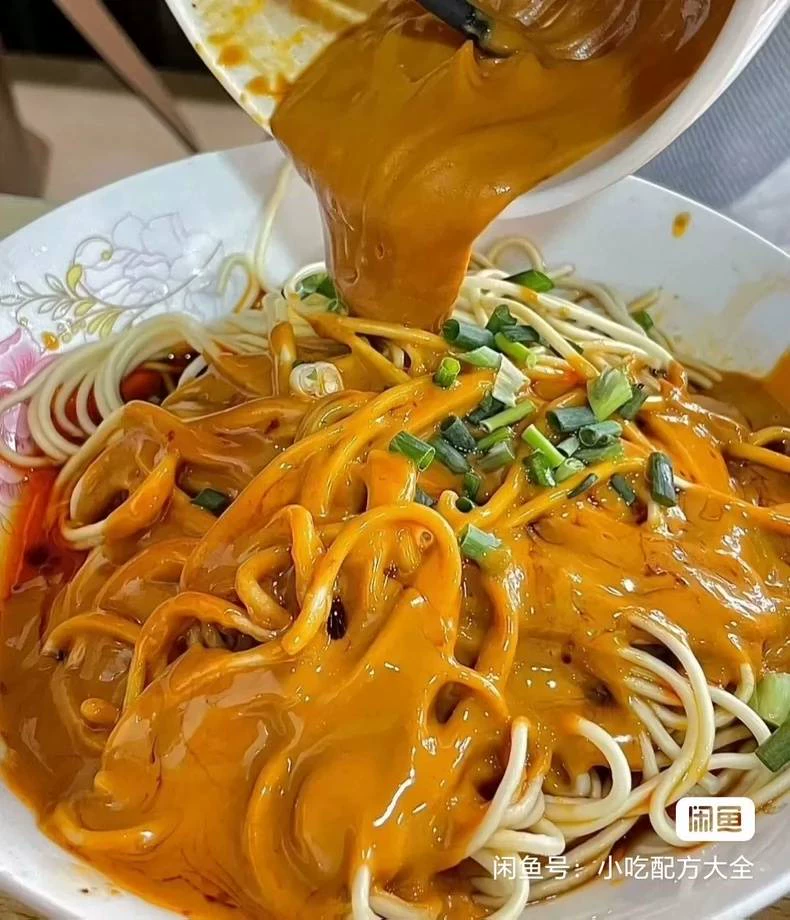 张珍麻酱拌面配方制作技术教程,适合商用开店、摆摊、家用自己做(摆摊商用配方)产品图片6