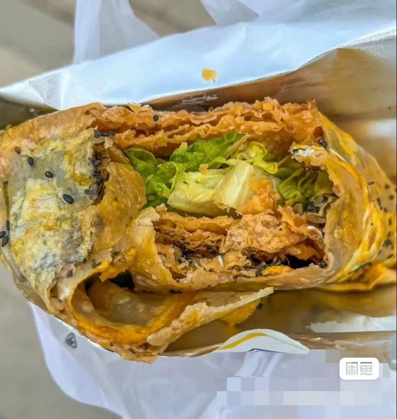 沙拉煎饼配方笔记成品效果图