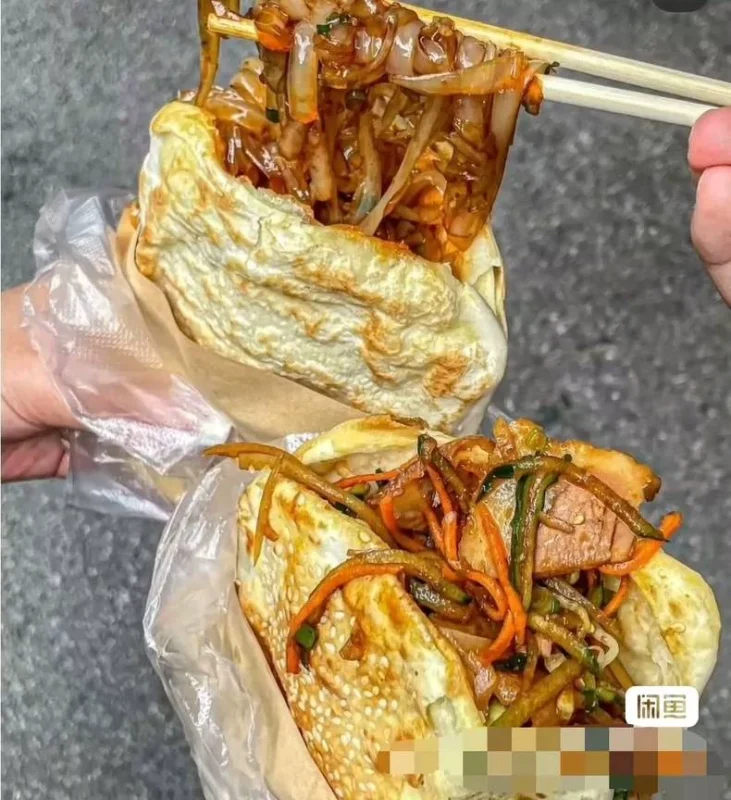 锅盔夹凉粉烧饼夹凉粉技术自选凉拌菜技术教程配方笔记(夜市摆摊必学)-练摊儿网