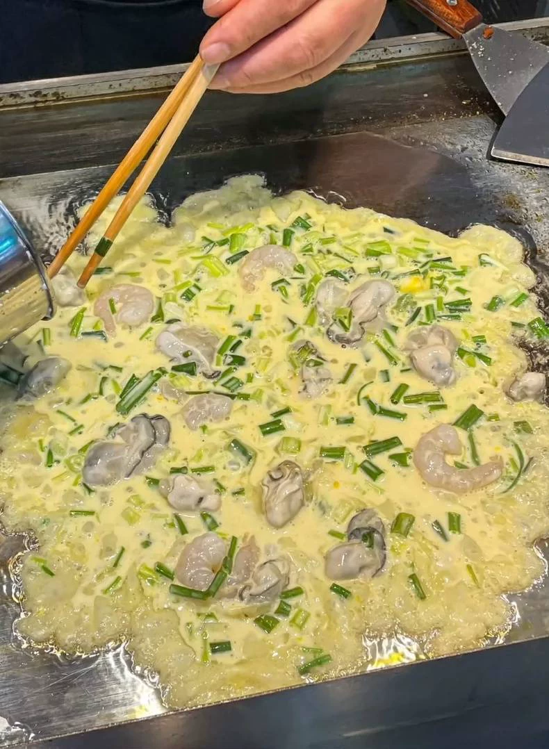 花了3000元学来的，[火]潮汕铁板蚝烙摆摊小吃配方技术教学（小吃商用配方）