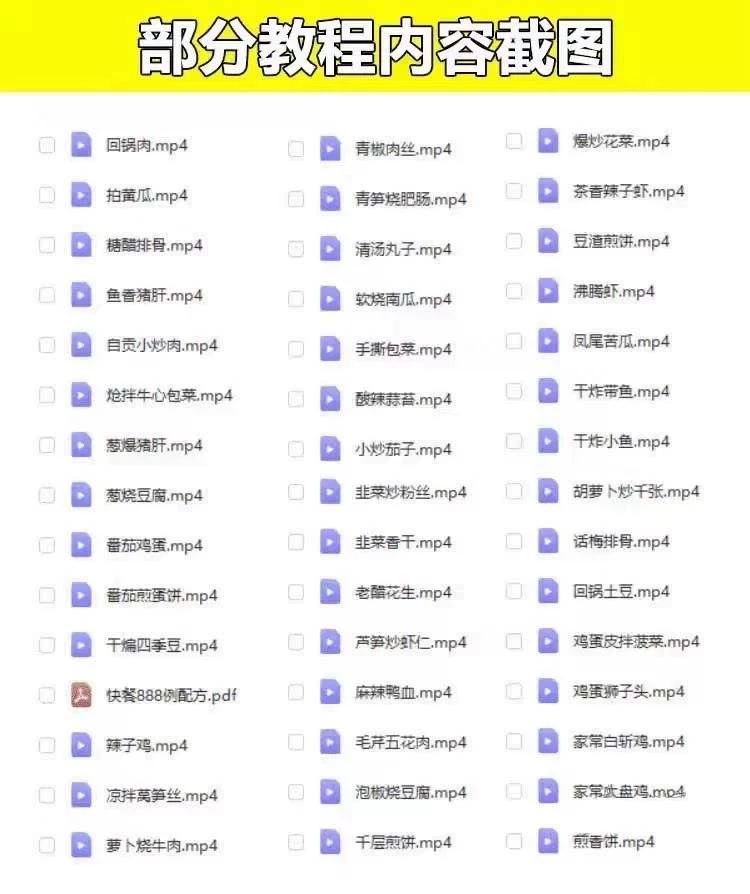 学校食堂做过十年老师傅,600多种快餐炒成品展示图